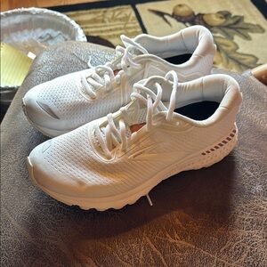 Brooks Pure White Athletic Sneakers